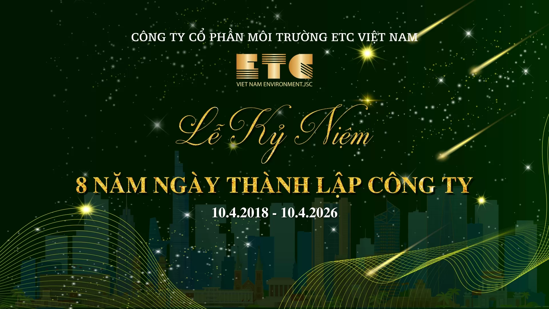 LỄ KỶ NIỆM 8 NĂM NGÀY THÀNH LẬP CÔNG TY